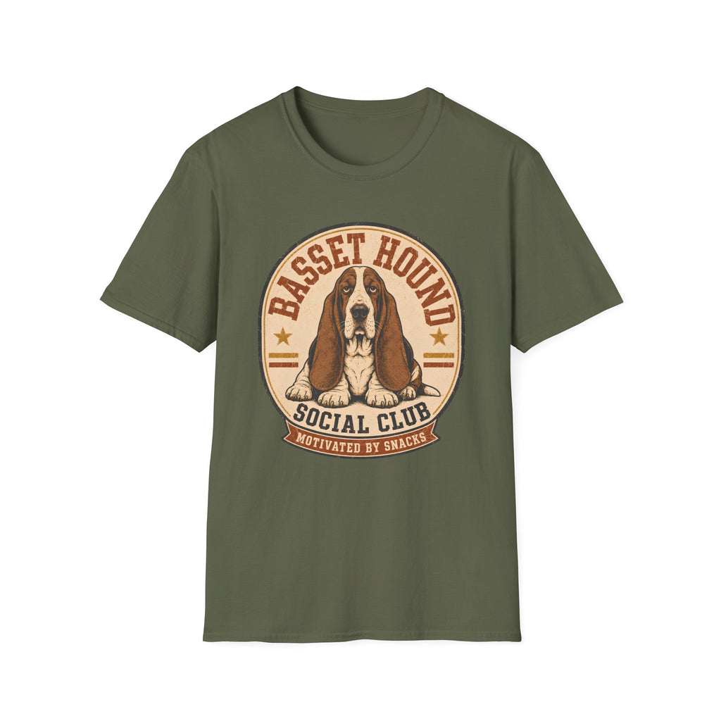 Basset Hound Social Club T-Shirt