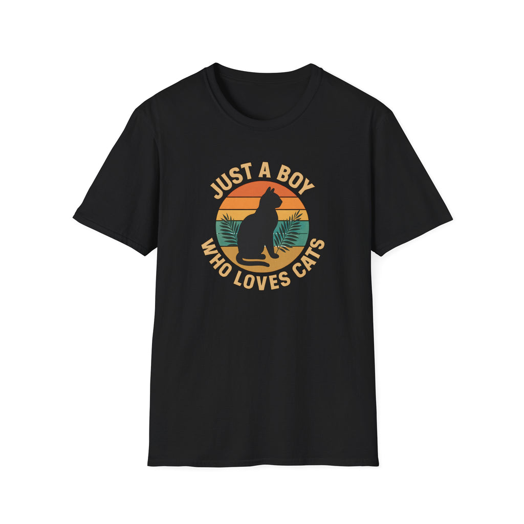 Boy Who Loves Cats T-Shirt