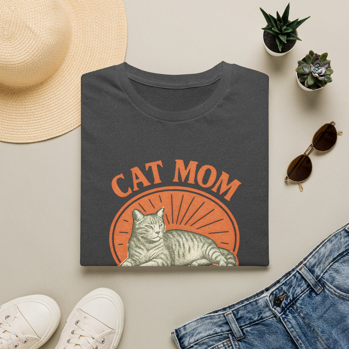 Cat Mom Logo T-Shirt