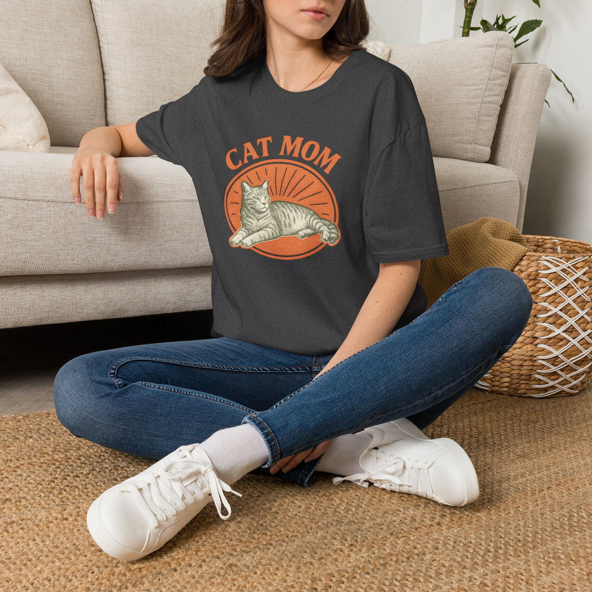 Cat Mom Logo T-Shirt