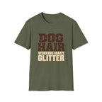 Dog Hair Working man's glitter T-Shirt