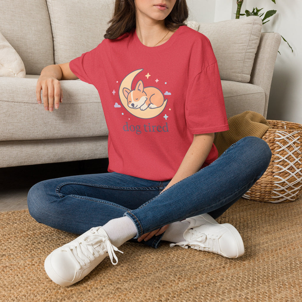 Sleeping Dog on Moon T-Shirt