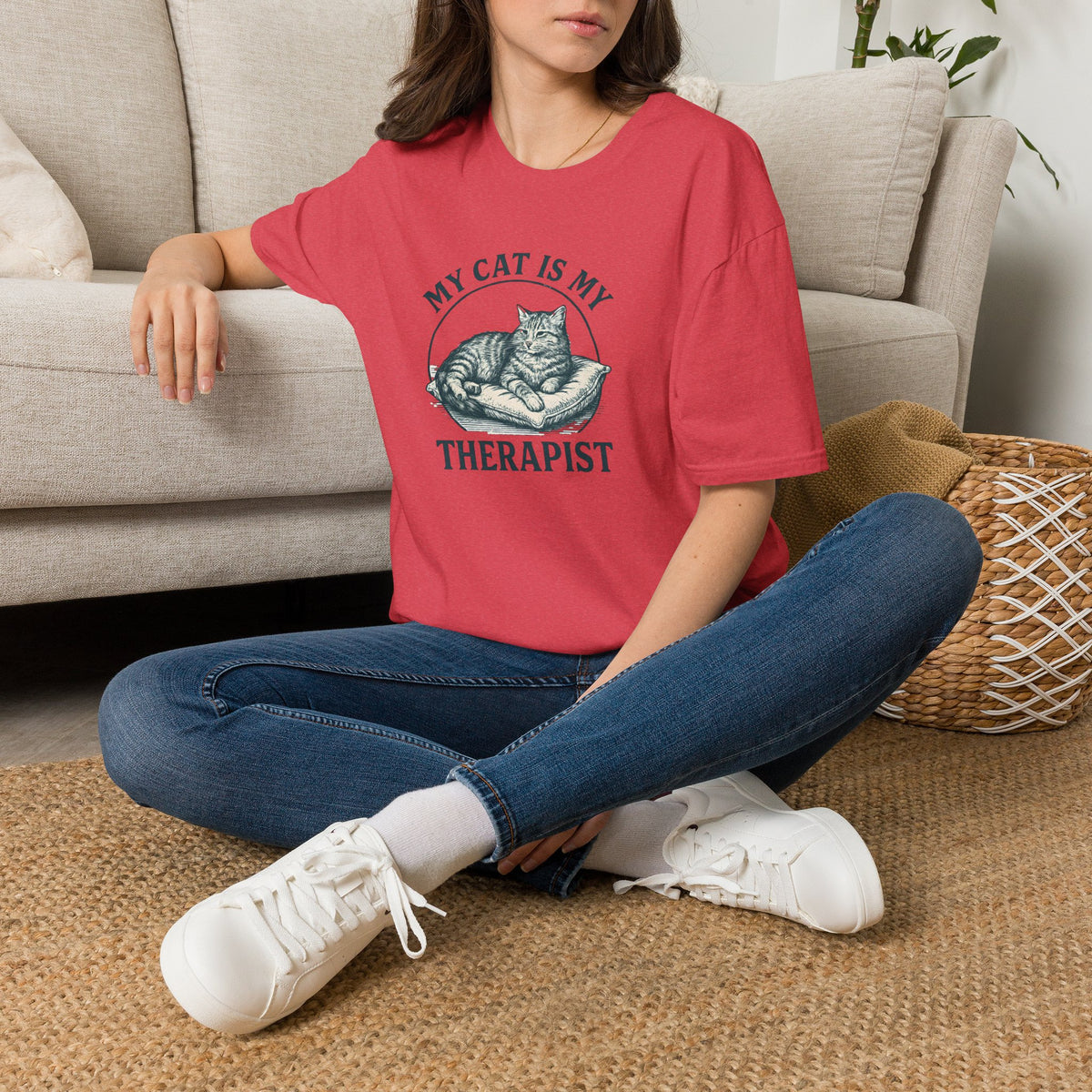 Cat Is My Therapist T-Shirt