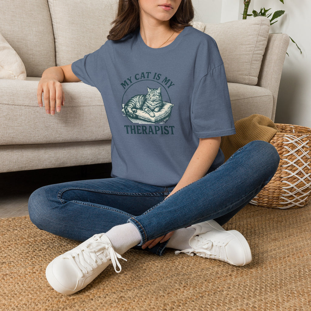 Cat Is My Therapist T-Shirt