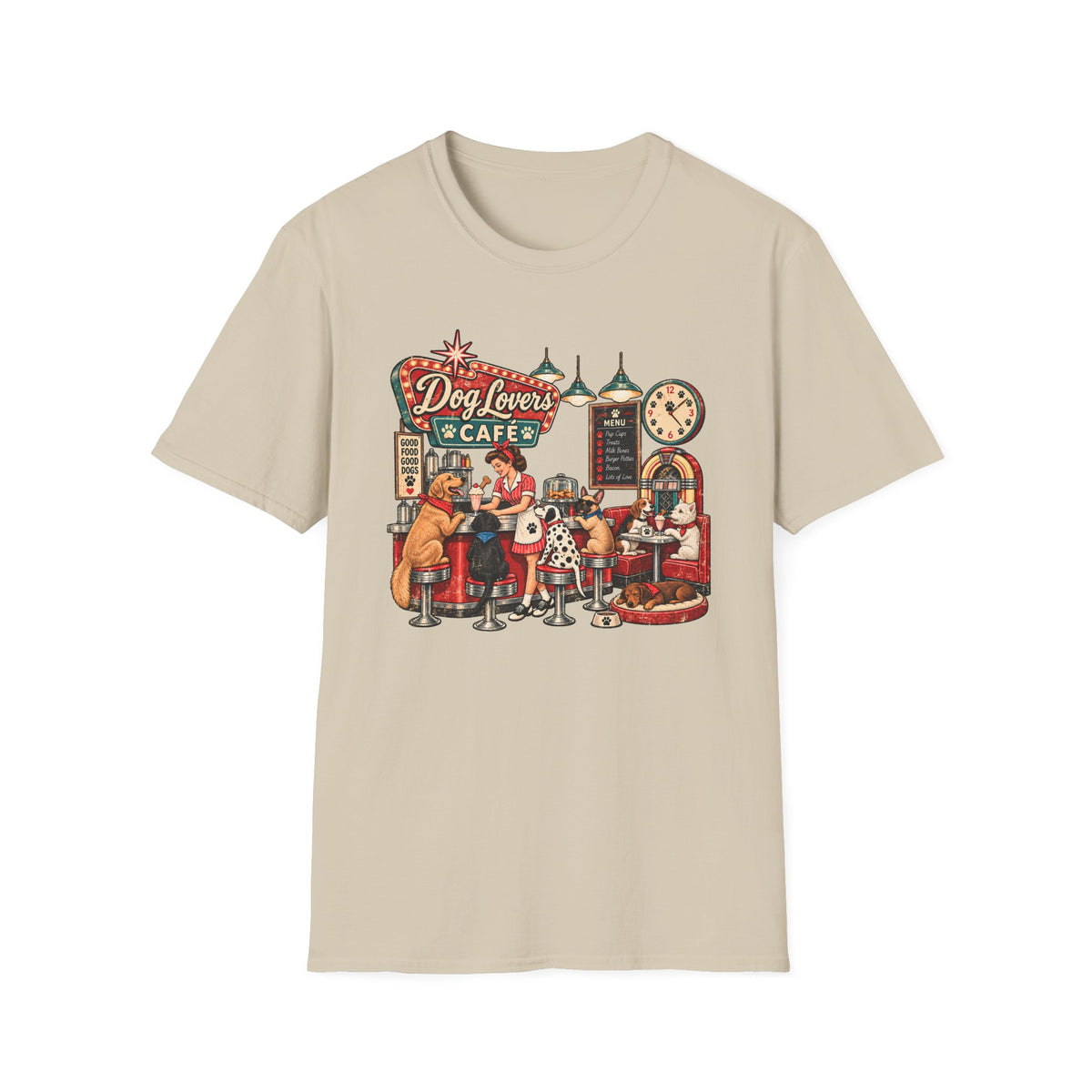 Dog Lovers Diner T-Shirt