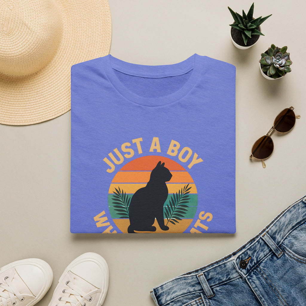Boy Who Loves Cats T-Shirt