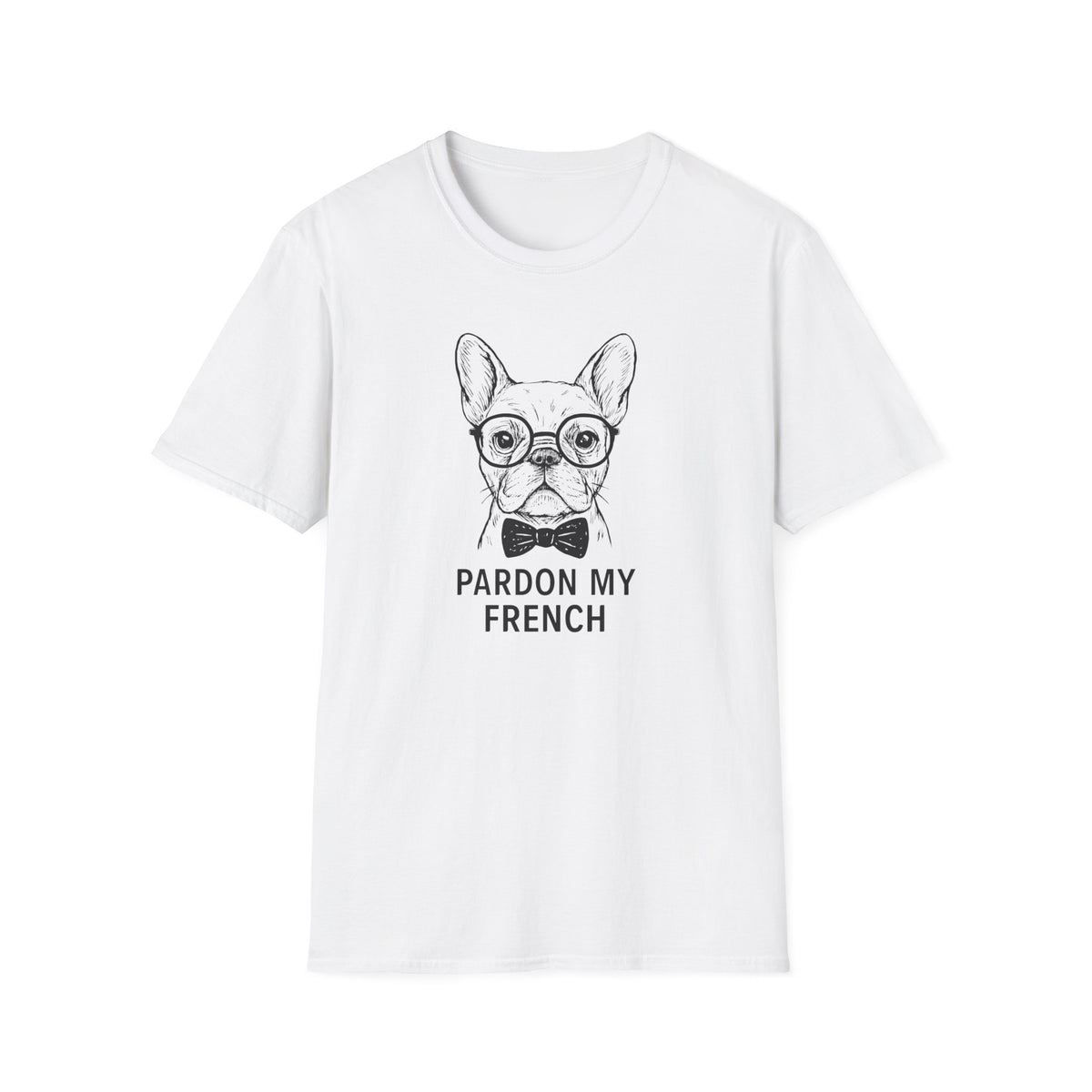 French Bulldog with Glasses T-Shirt