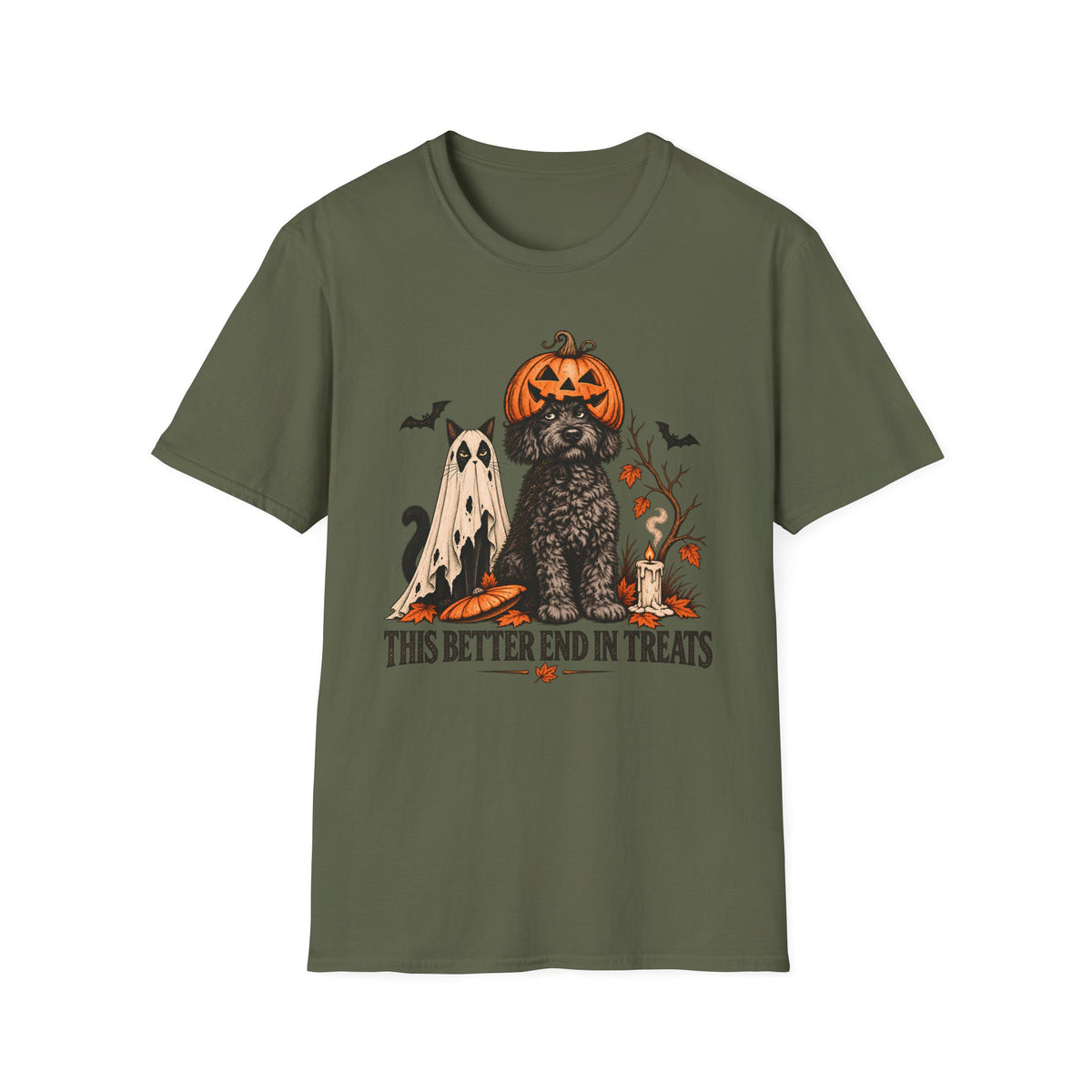 Halloween this better end in treats T-Shirt