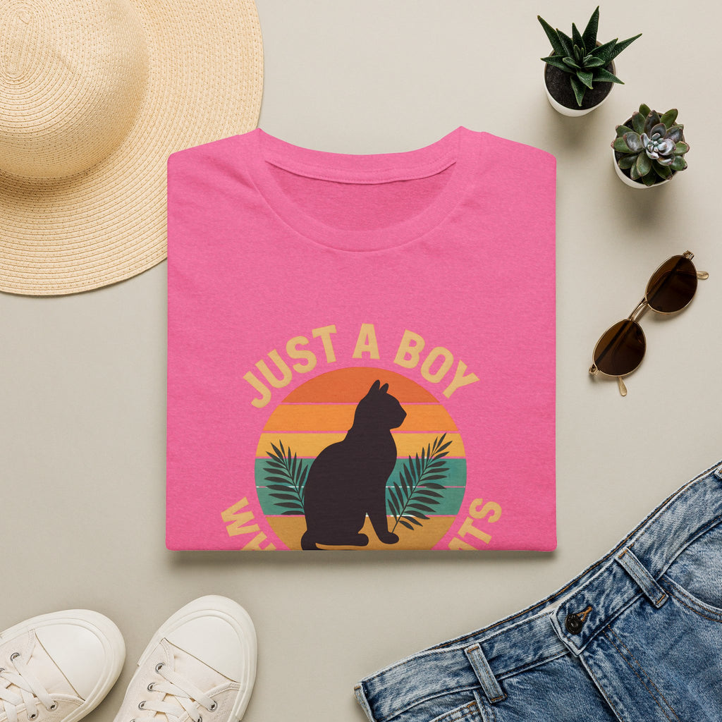 Boy Who Loves Cats T-Shirt