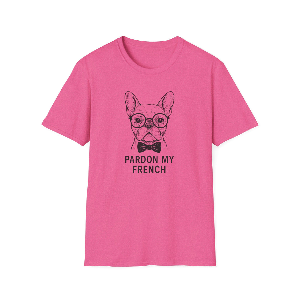 French Bulldog with Glasses T-Shirt