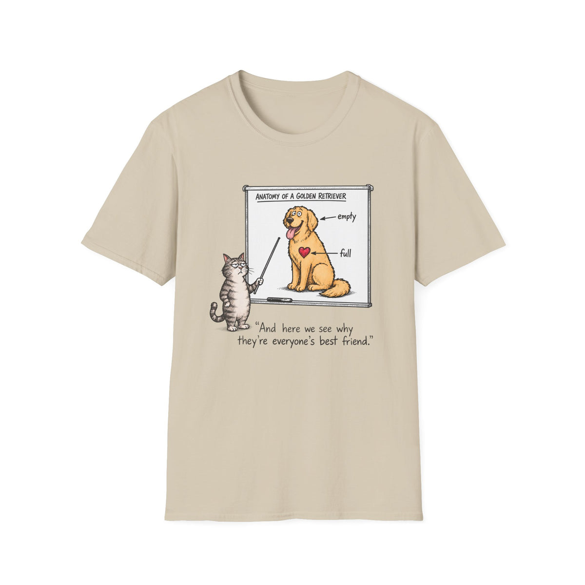Golden Anatomy comic T-Shirt