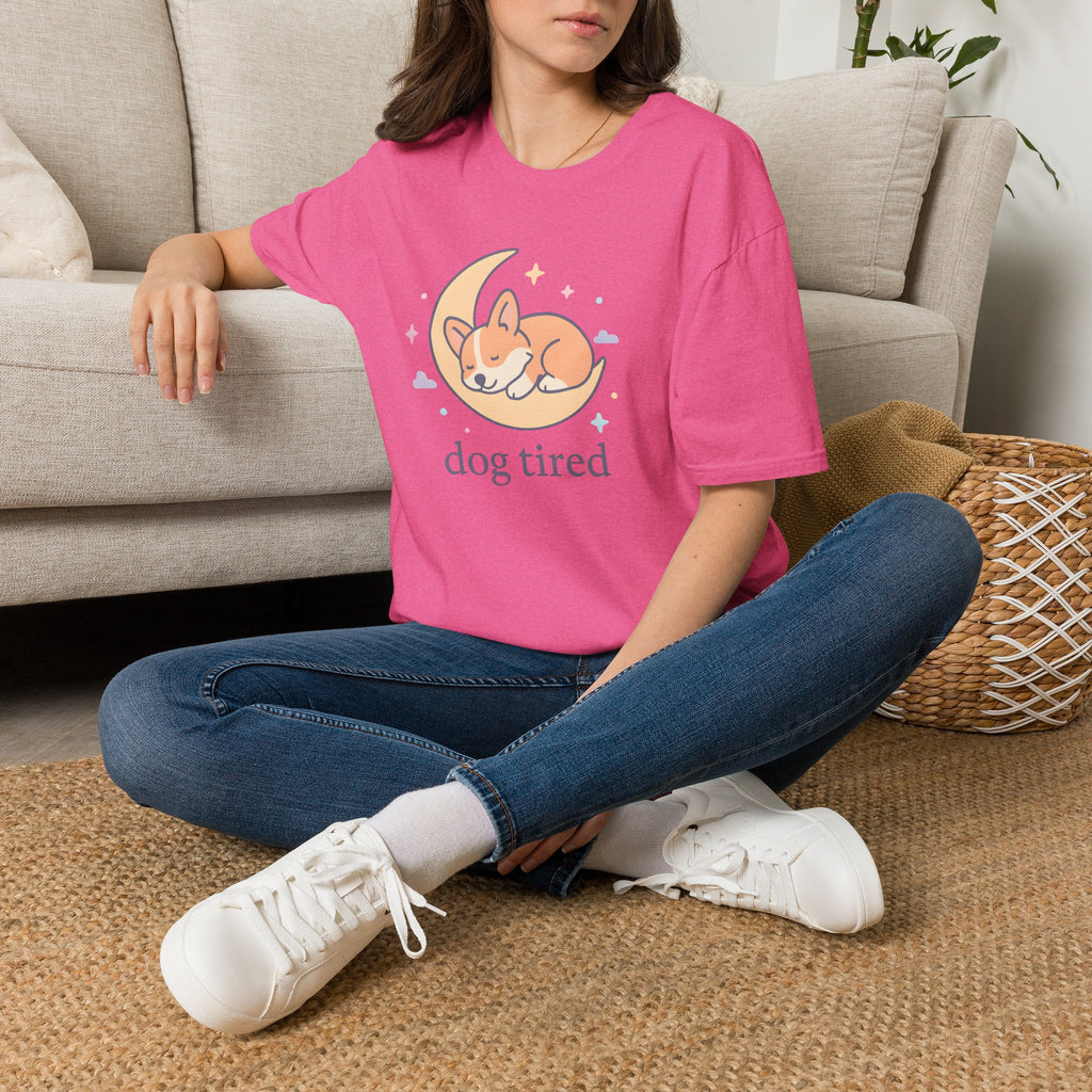 Sleeping Dog on Moon T-Shirt