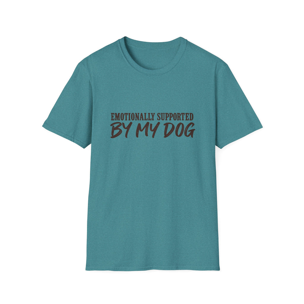 Emotionally Supported by my dog T-Shirt