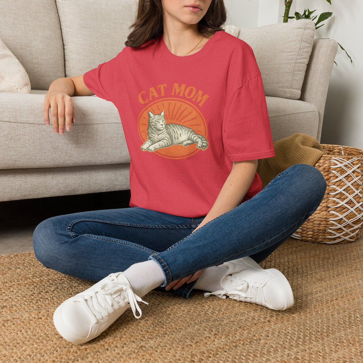 Cat Mom Logo T-Shirt