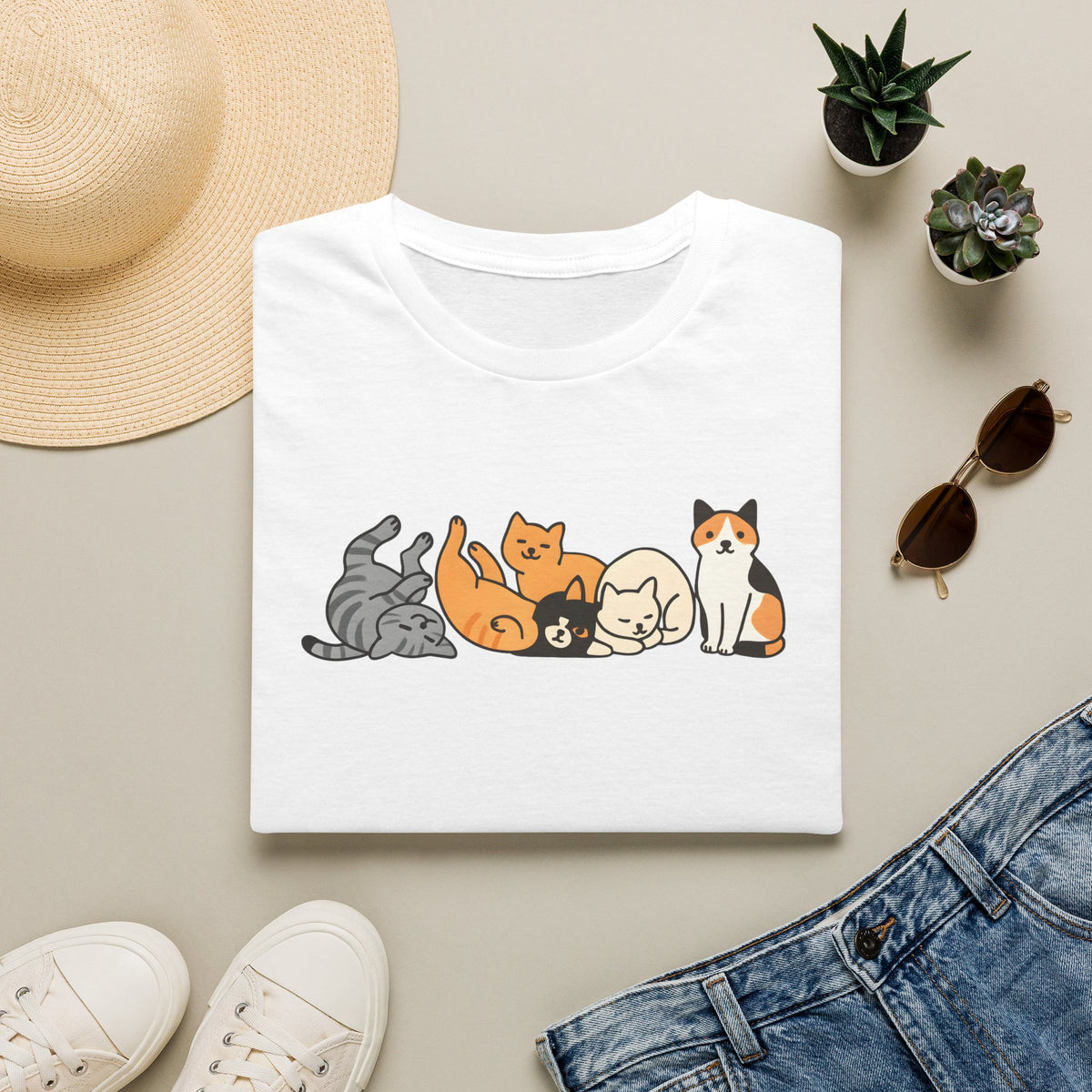 Cats Resting Together T-Shirt