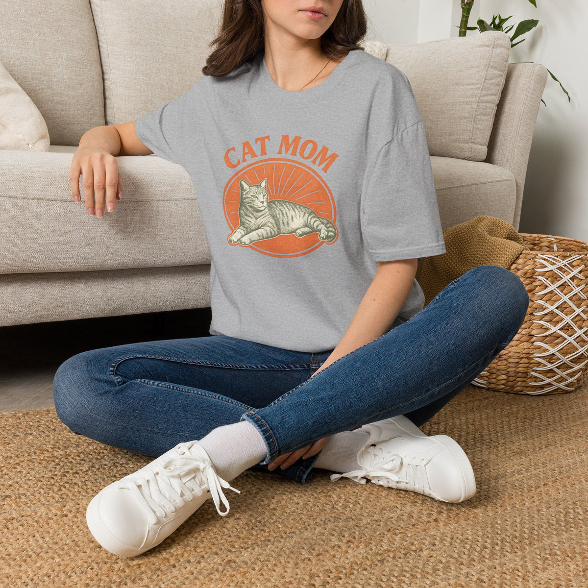 Cat Mom Logo T-Shirt