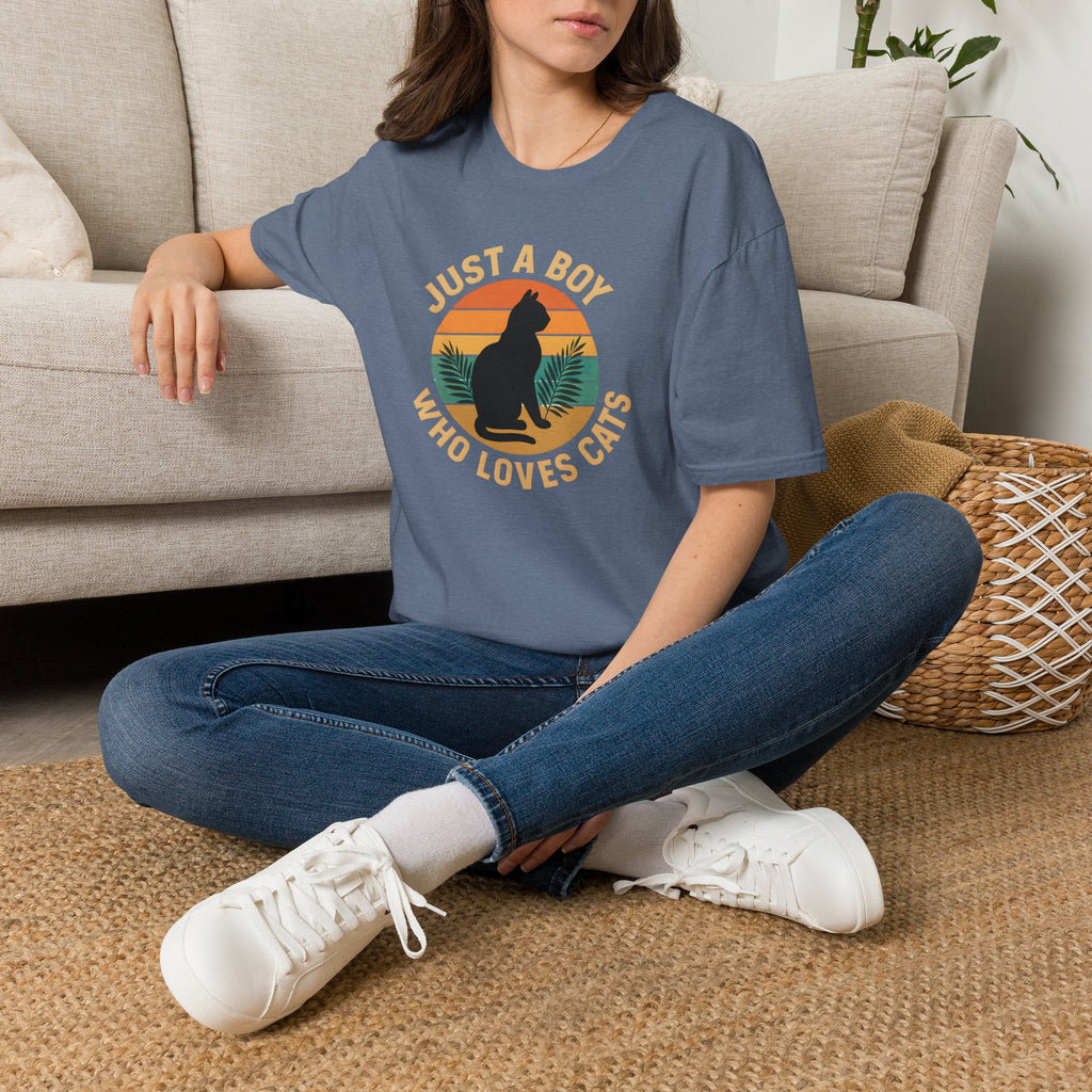 Boy Who Loves Cats T-Shirt