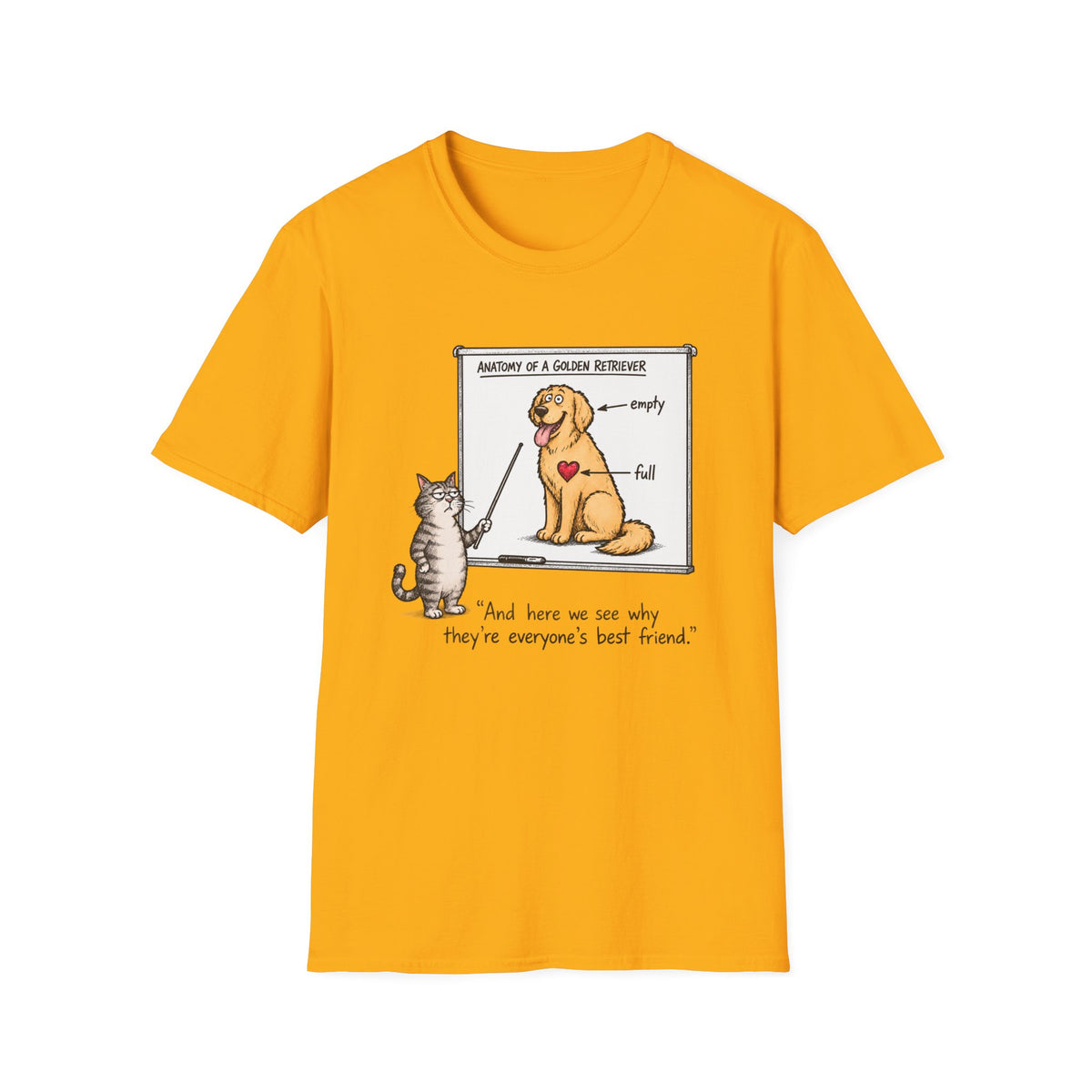 Golden Anatomy comic T-Shirt