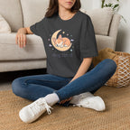 Sleeping Dog on Moon T-Shirt
