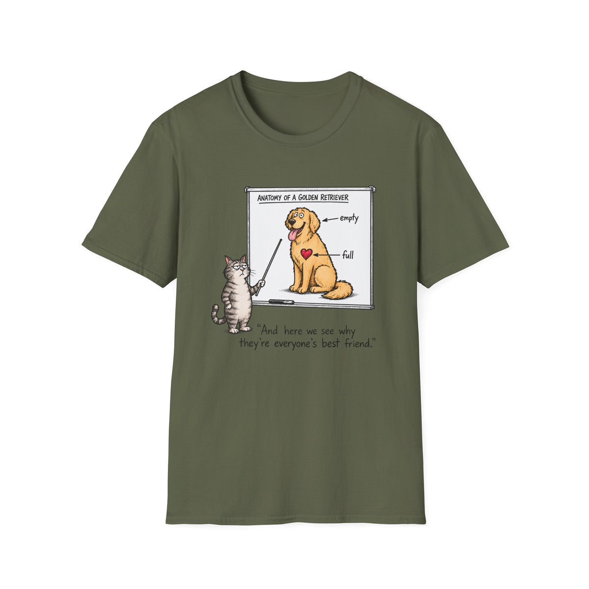 Golden Anatomy comic T-Shirt
